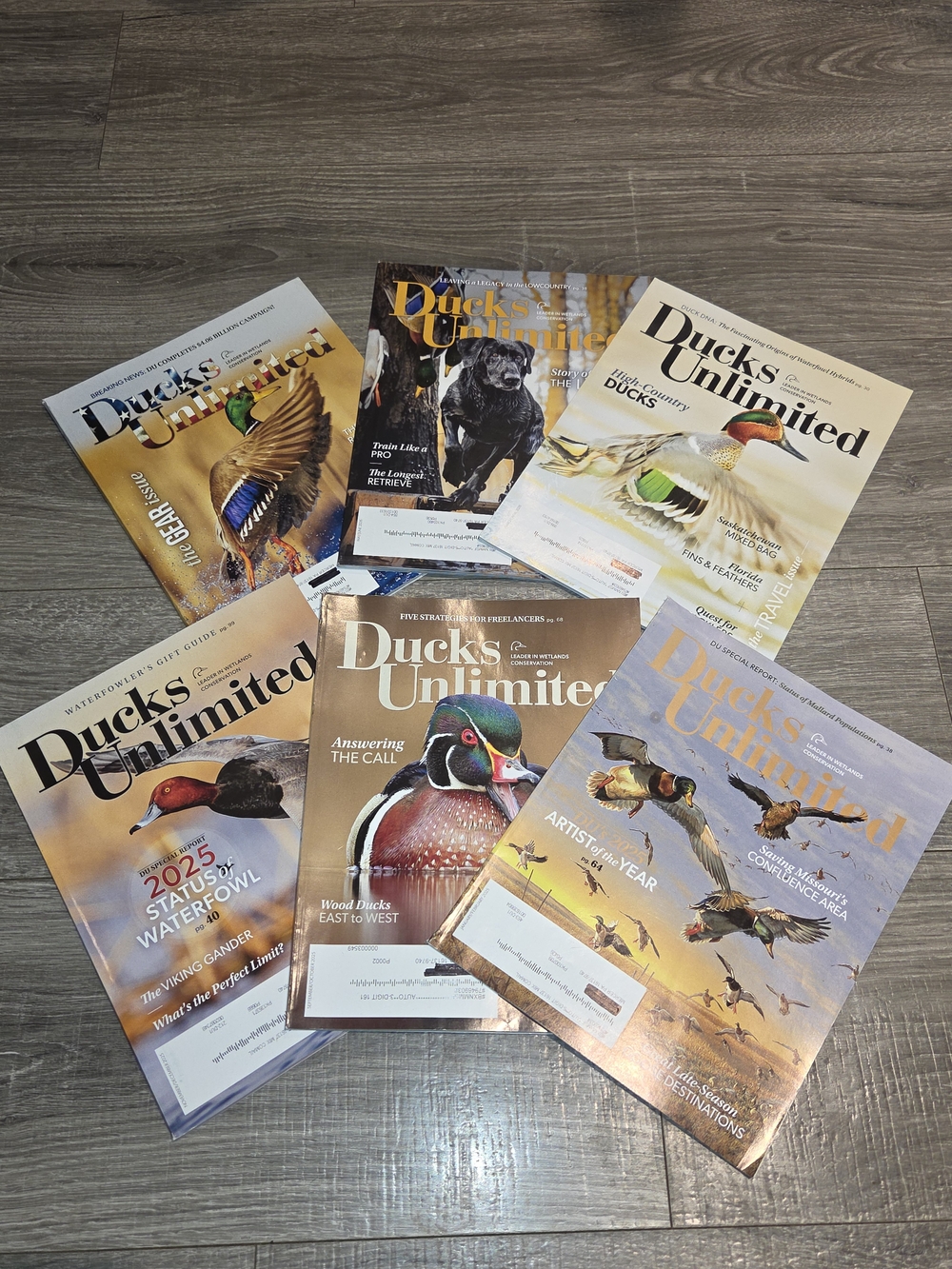 Ducks Unlimited Hunting Magazines Lot